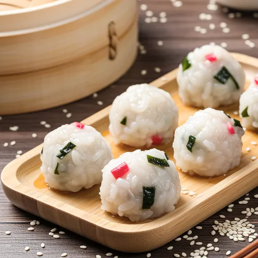 Pickled Radish Rice Balls