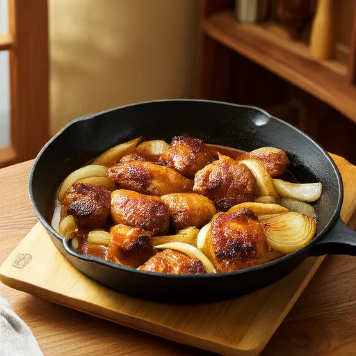 Stir-Fried Chicken and Onion