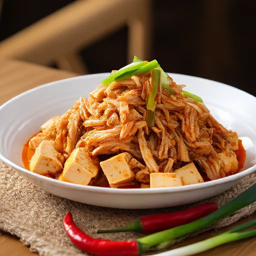 豆腐雞肉拌菜