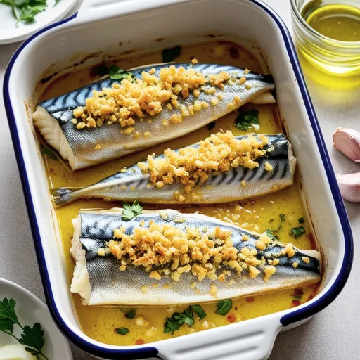 Grilled Horse Mackerel with Curry Mayo
