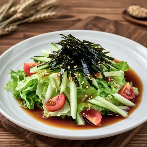 Choregi Salad with Lettuce and Tomato