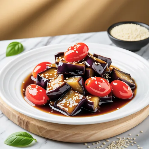 Tomato Eggplant Stir-fry