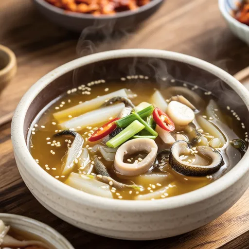 Korean Radish Soup with Pollock Roe