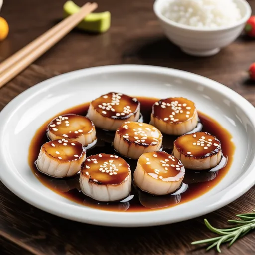 Soy Sauce Braised Scallops