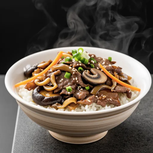 Shiitake Mushroom Rice Bowl
