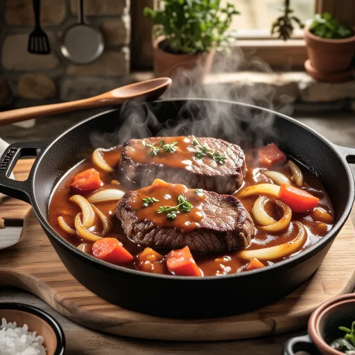 Tomato Onion Steak (Tomato Stew)
