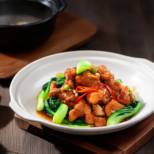 Low-carb, High-fiber, High-protein Stir-fried Chicken Breast