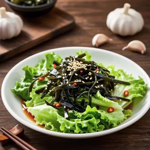 Lettuce and Wakame Salad