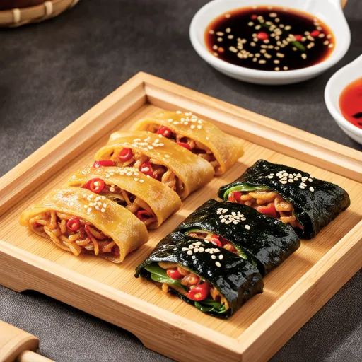 Spam and Spicy Pepper Mini Gimbap
