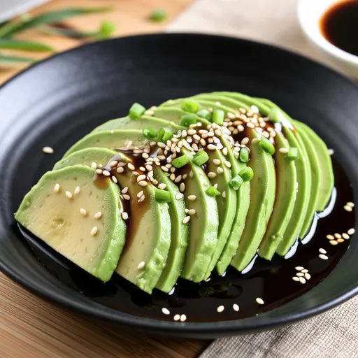 Avocado Marinated in Garlic Soy Sauce