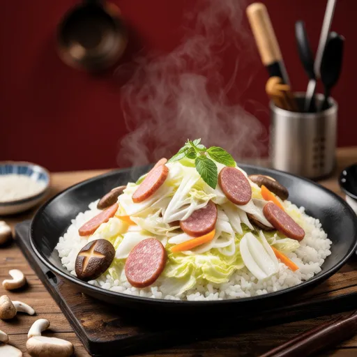 White Stir-fried Sundae