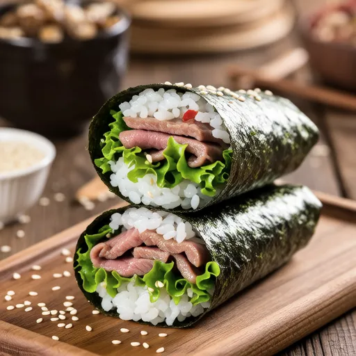 Nanohana Meat Sushi