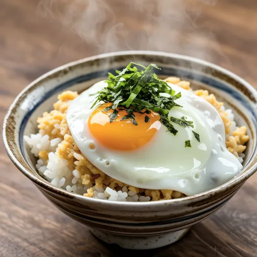 Fluffy Egg Rice Bowl