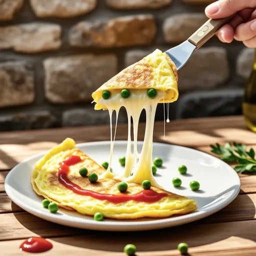Green Pea Spanish Omelette