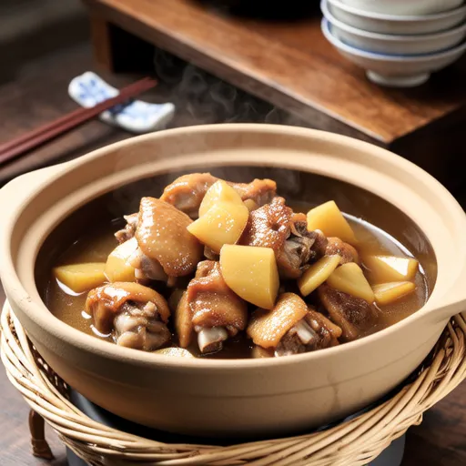 Chicken and Daikon Ginger Simmer