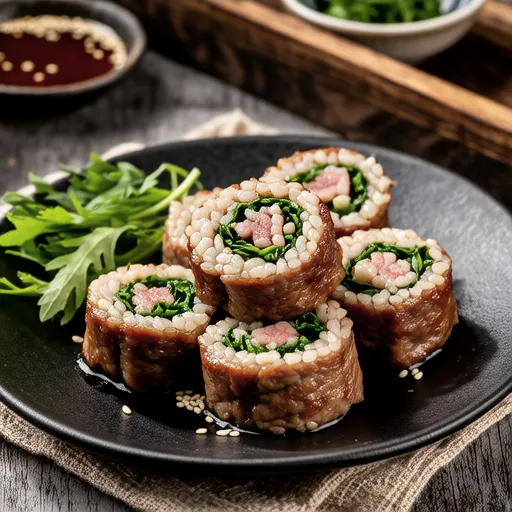 Beef Roll Rice