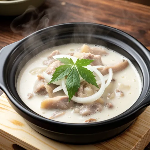 Komatsuna and Chicken Cream Stew