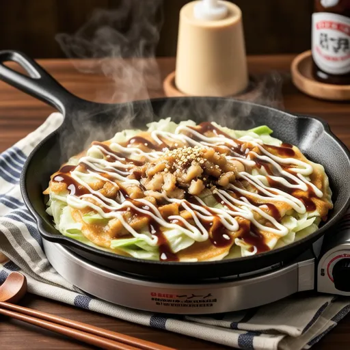 Cabbage and Tuna Okonomiyaki