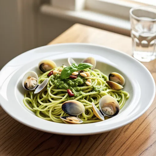 Asari and Basil Pasta