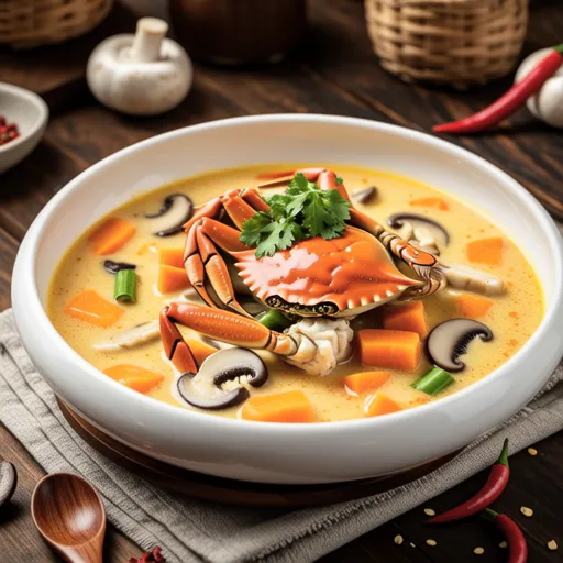 태국 게살 커리 (푸 팟퐁 커리)
