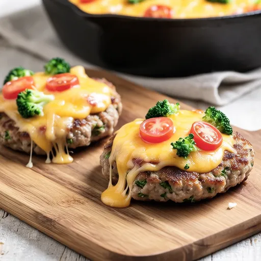 Broccoli Tomato Cheese Tsukune