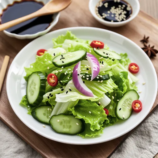 Cucumber Lettuce Salad