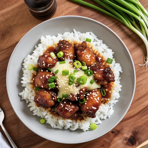 Soft and Delicious Chicken Thigh Cheese Rice