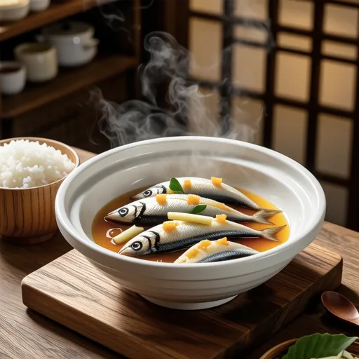 Iwashi no Sansho-ni (Sardines Simmered with Japanese Pepper)