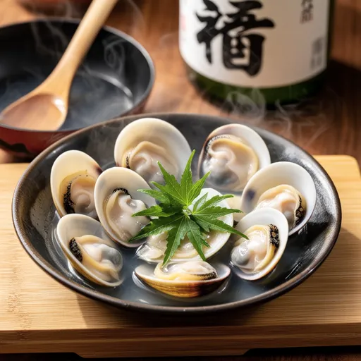 Steamed Clams with Sake