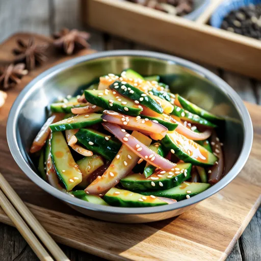 Easy Korean Cucumber Salad