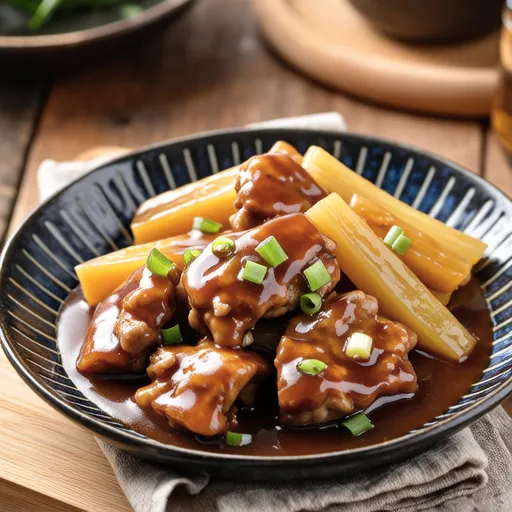 Bonjiri and Daikon Sweet and Spicy Simmer