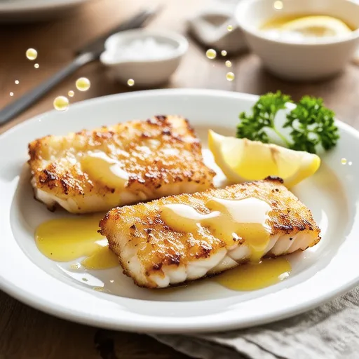 Pan-Fried Oilfish with Lemon Butter Sauce