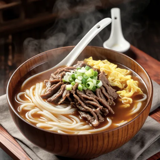 Korean Beef Glass Noodle Soup