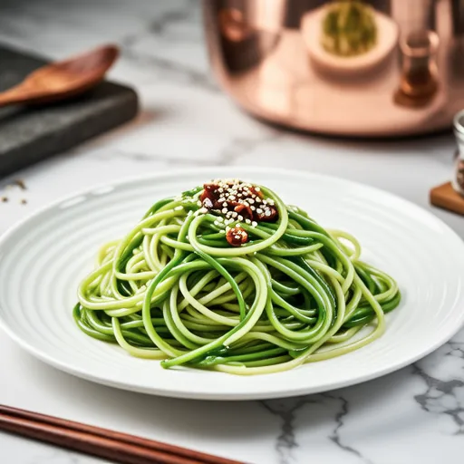 Cold Green Onion Pasta