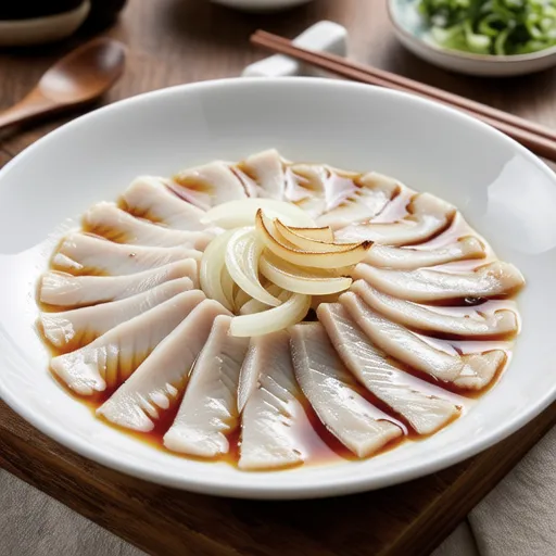 Yellowtail Carpaccio with Ponzu Flavor