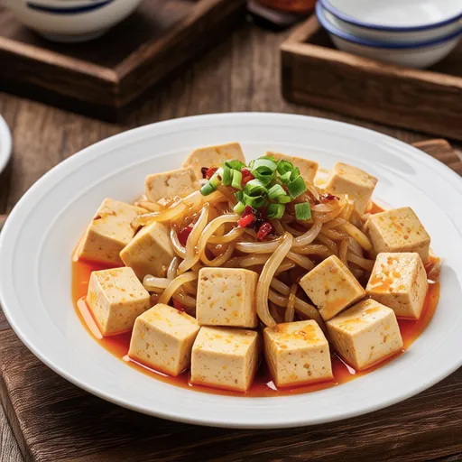 Soybean Sprout Tofu Braise
