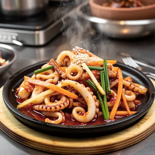 Baek Jong Won Stir-fried Squid Recipe