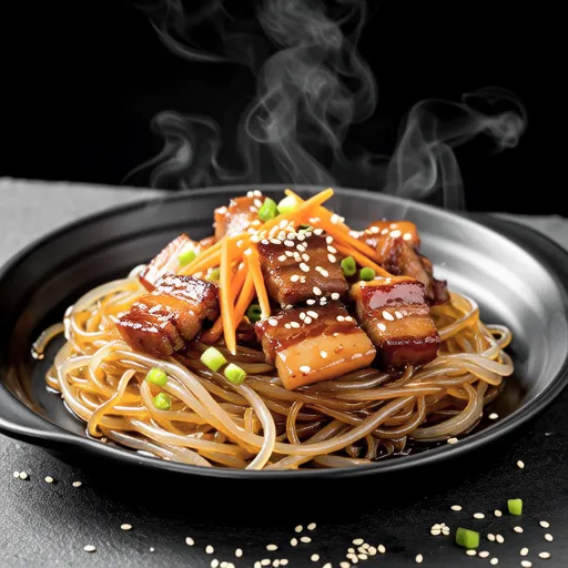 Pork Belly and Onion Japchae