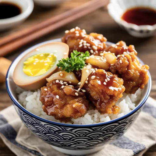 Non-fried Chicken Katsu Don