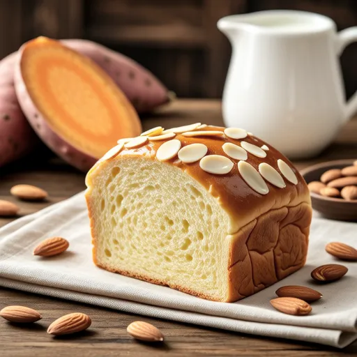 Diet Sweet Potato Bread (No Oven)