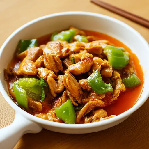 Saltato di Pollo e Peperoni