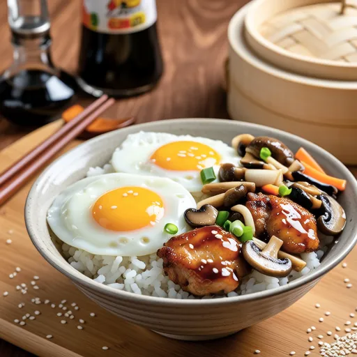 Chicken Breast and Egg Rice Bowl