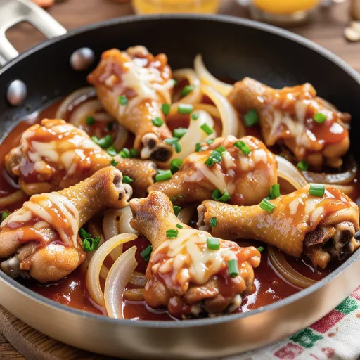 Chicken with Ketchup Mayo Cheese Stir-fry
