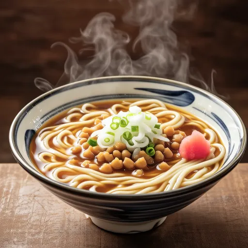Udon with Plum, Shirasu, and Egg Sauce