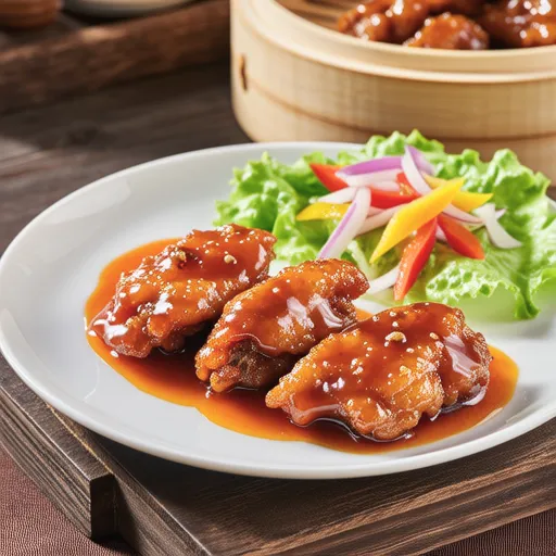 Crispy Chicken with Sweet and Tangy Sauce