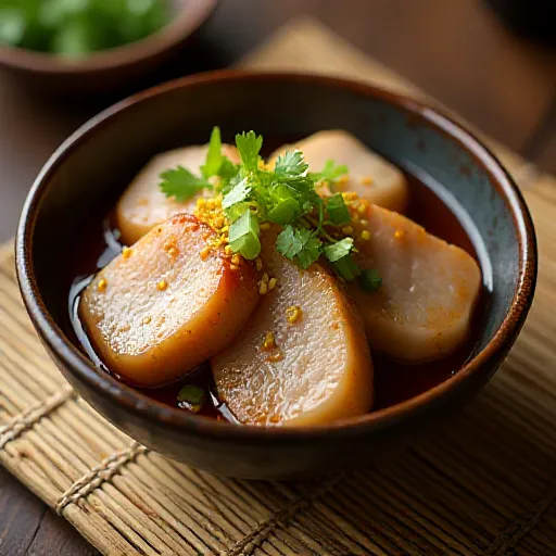 Pork Simmered with Yuzu Pepper