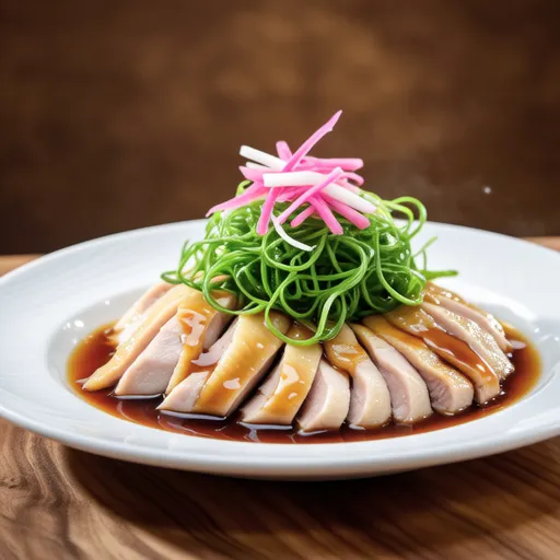 Crystal Chicken with Ginger Sauce