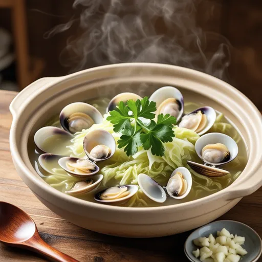 Cabbage and Clam Soup
