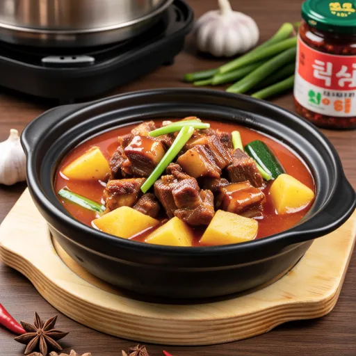 Spicy Pork Stew (Dwaejigogi Jjageuli)
