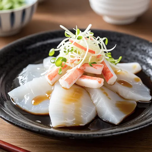 Sashimi Konjac with Grated Daikon